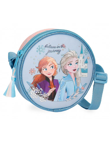 4215141 ROUNDED SHOULDER BAG. FROZEN BELIEVE IN THE JOURNEY